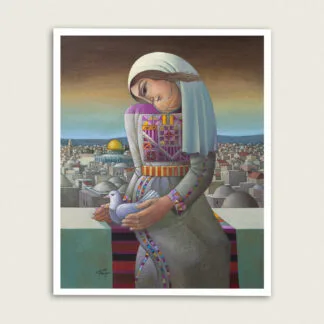 Woman with a Pigeon, 2013