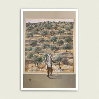 Memory of Places, art by Sliman Mansour