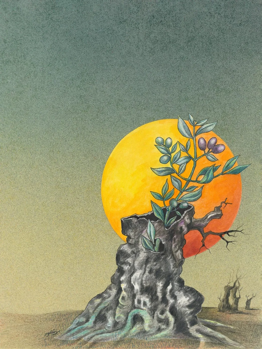 Perseverance Art by Sliman Mansour