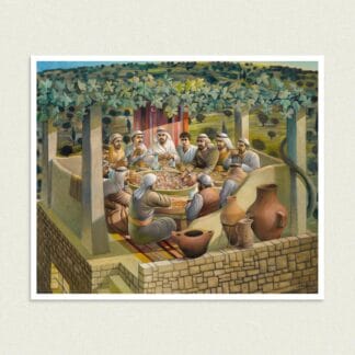 The Last Supper (1994) – Fine Art Poster by Sliman Mansour