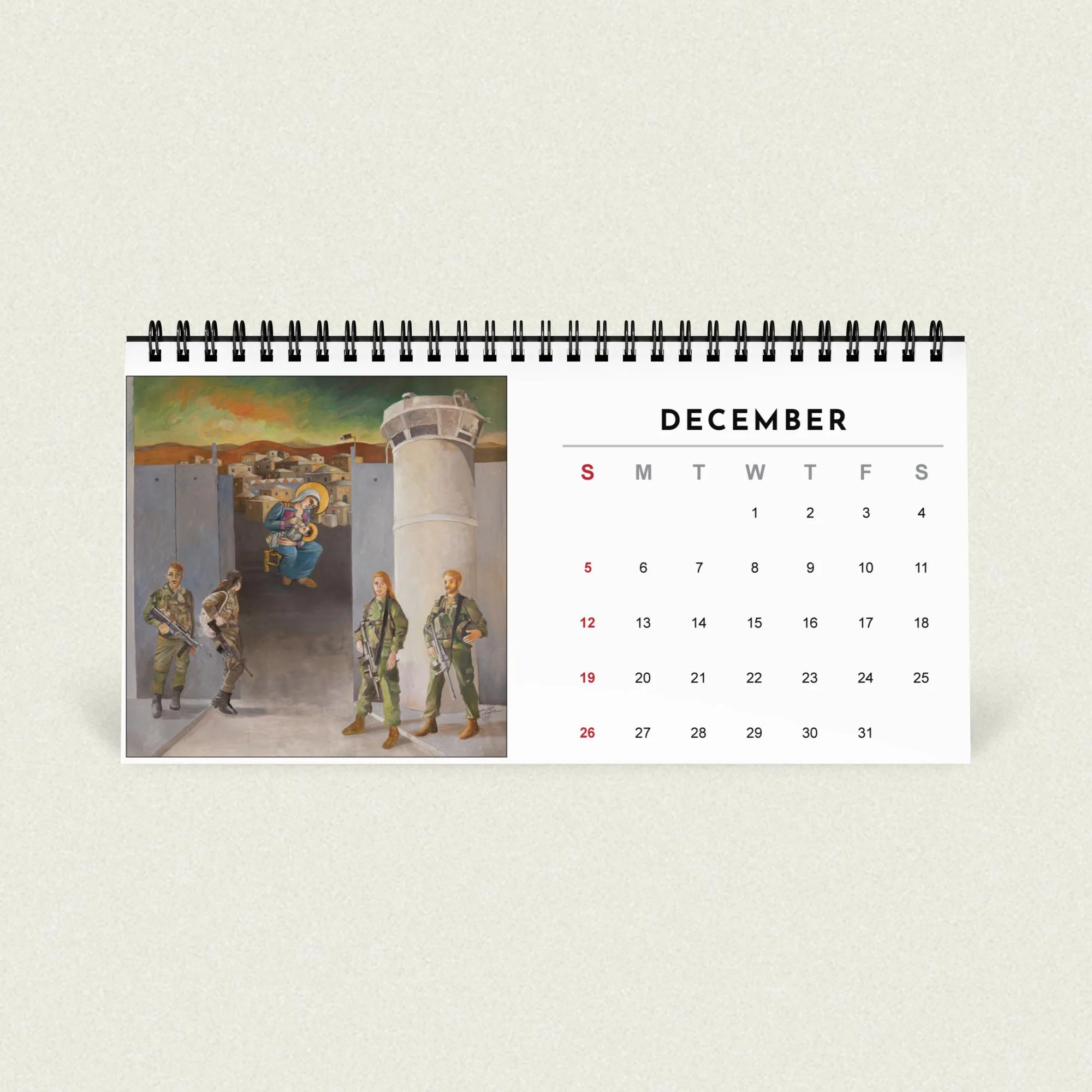 Sliman Mansour desk calendar 2027 - Image 13