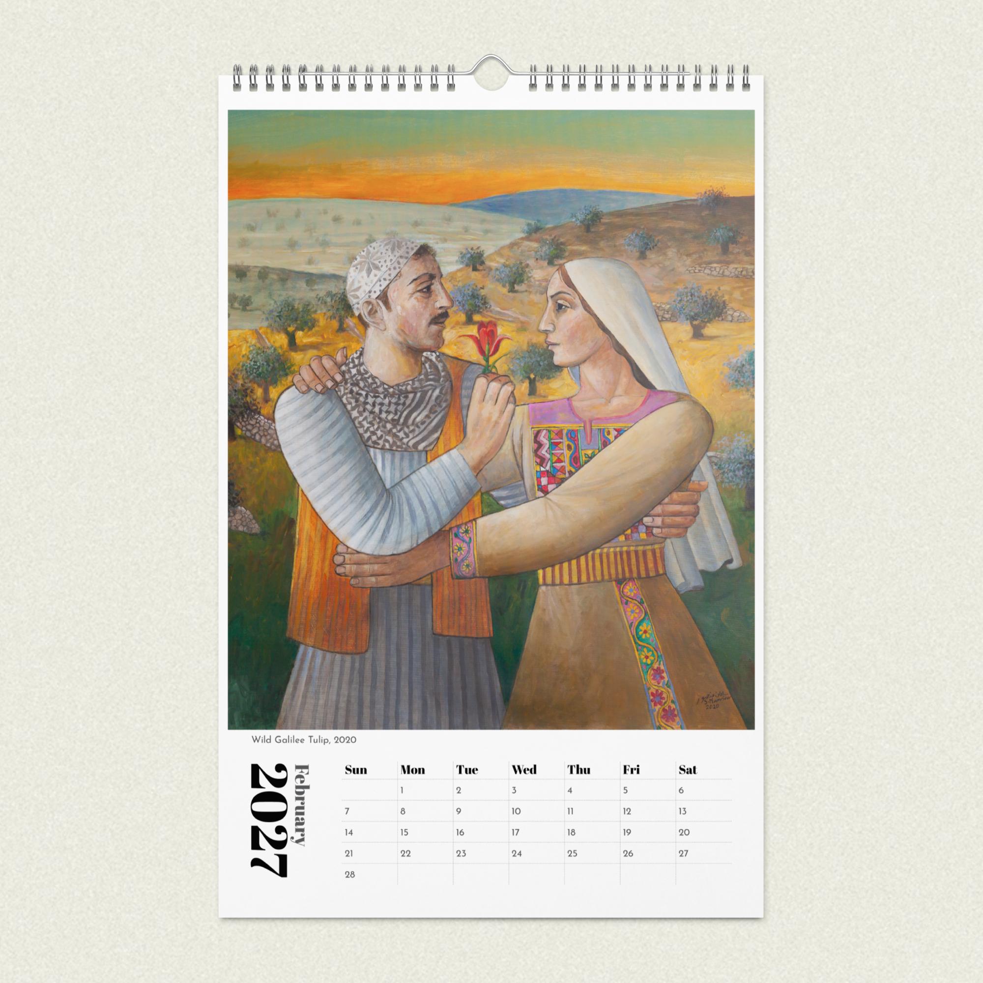 Sliman Mansour Art Calendar 2027 - Image 5