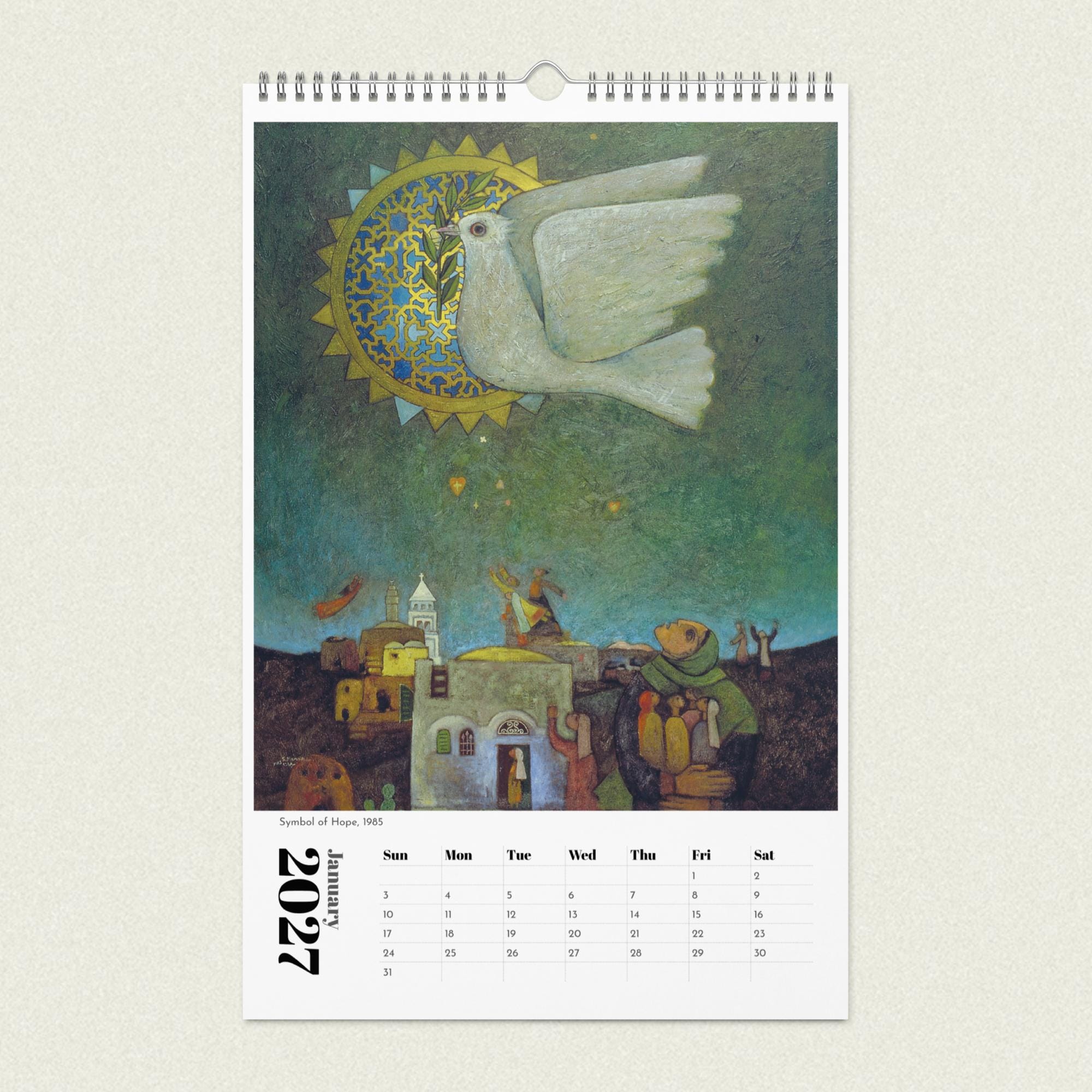 Sliman Mansour Art Calendar 2027 - Image 6